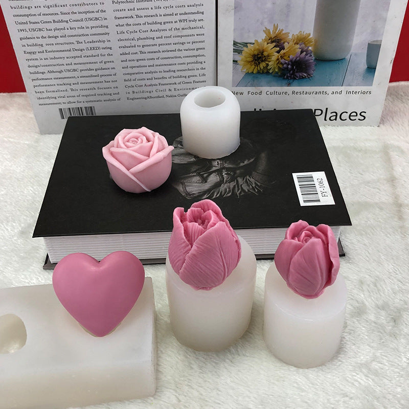 Bougie parfumée à la fleur de tulipe