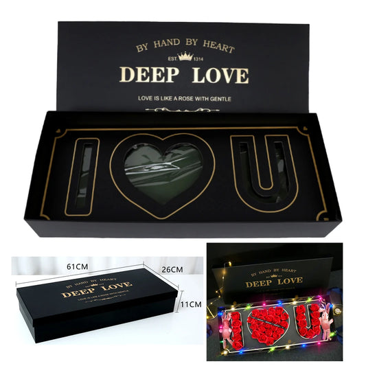 Coffret cadeau de fleurs pour la Saint-Valentin