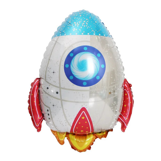 Ballons en aluminium pour décoration d'anniversaire d'enfant, thème astronaute