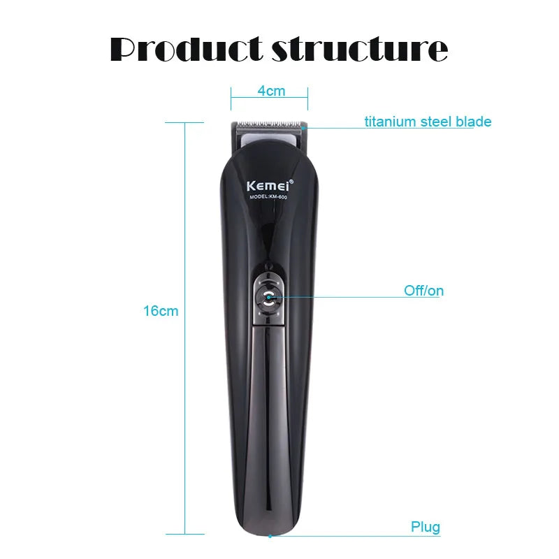 Máquina de cortar cabelo para barbeiro
