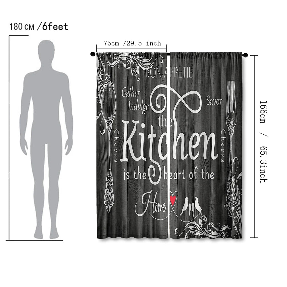 Cortinas decorativas 2 peças