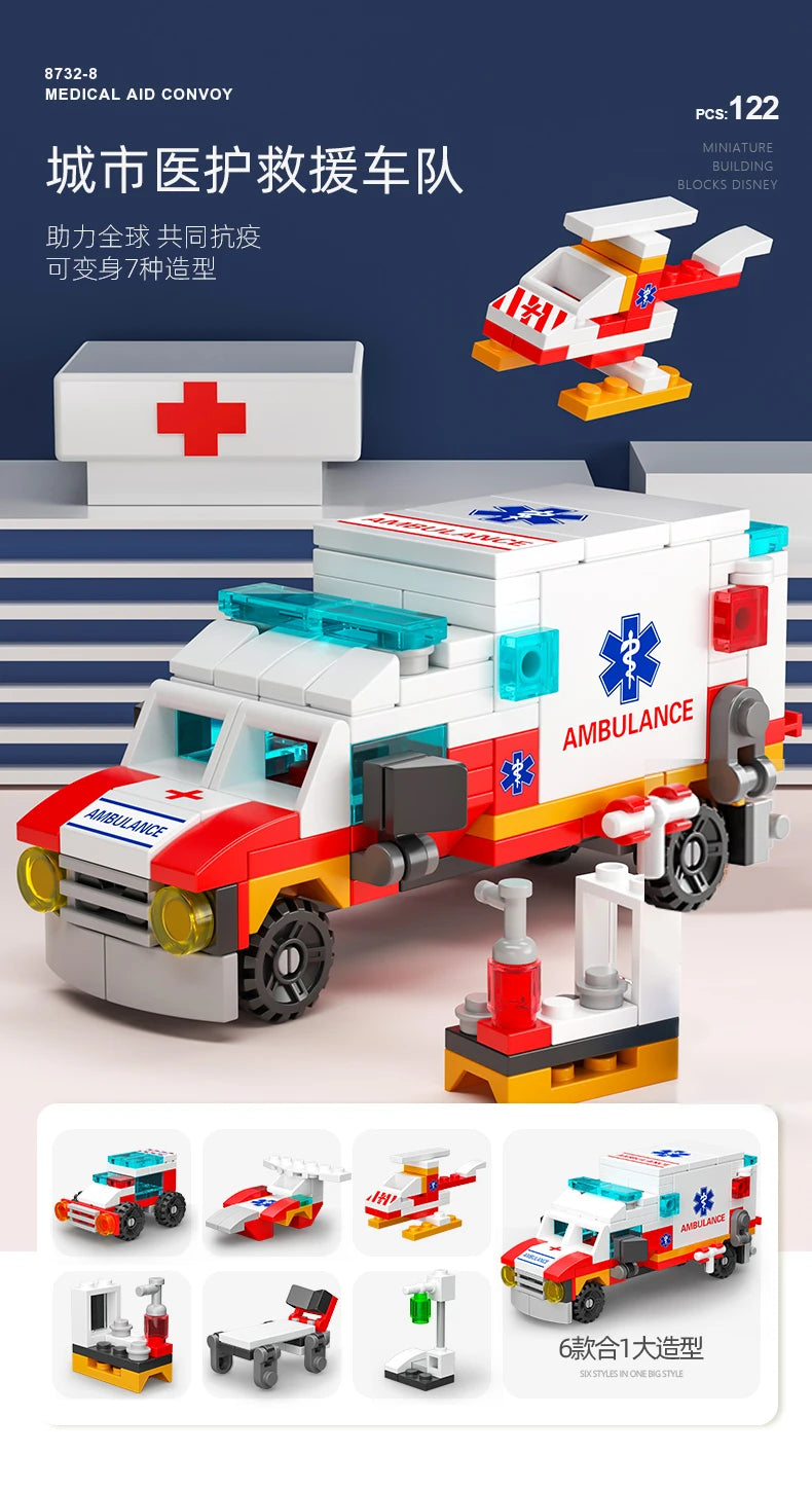 Blocs de construction 6 en 1