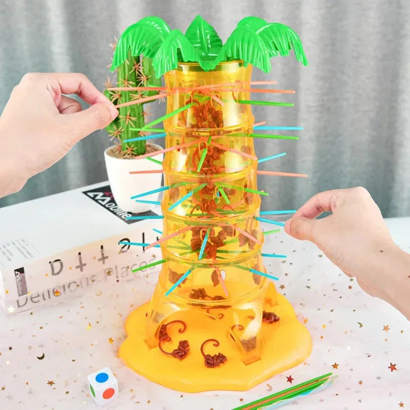 Jeu multijoueur Jeu de Chute de Singe, Singe grimpant à l'arbre