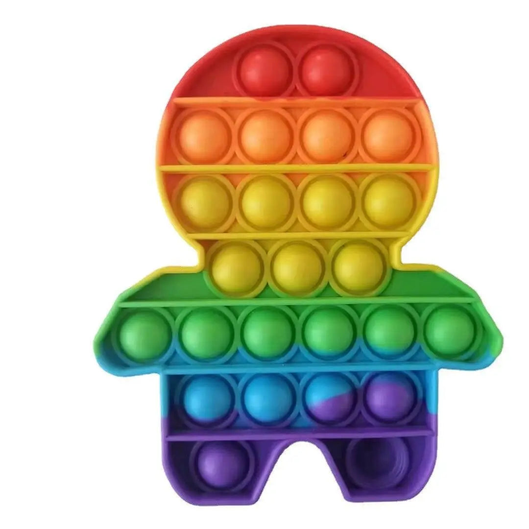 Jouets anti-stress pour enfants, bulle pousseuse