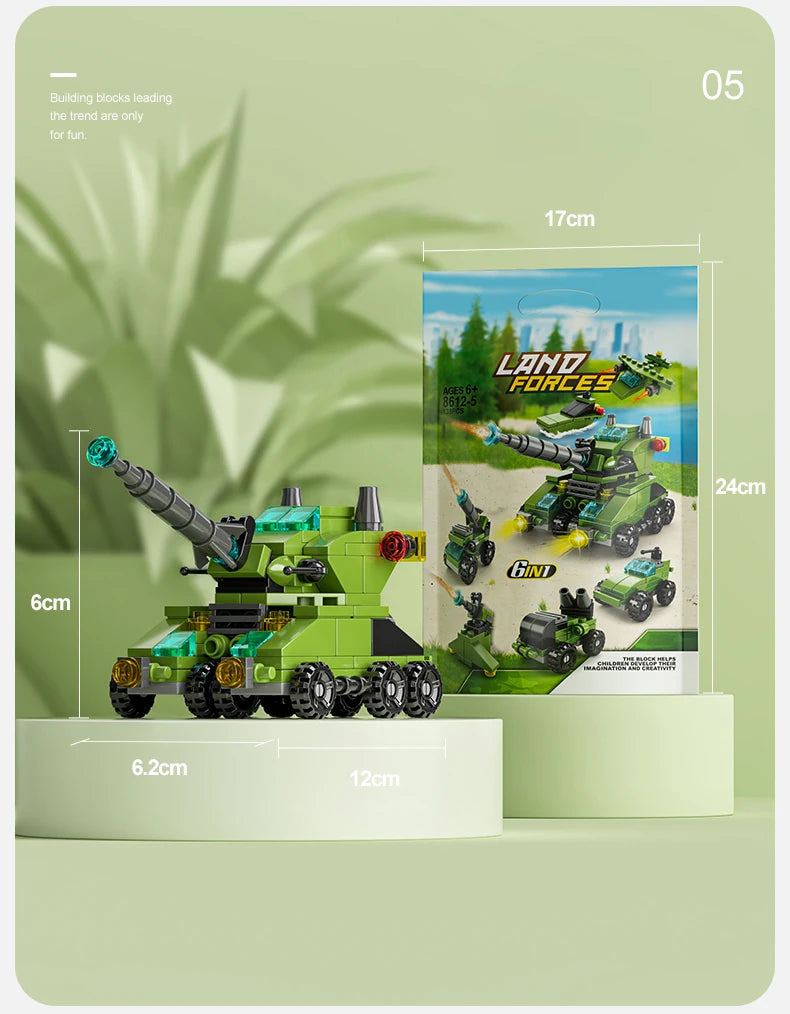 Blocs de construction 6 en 1