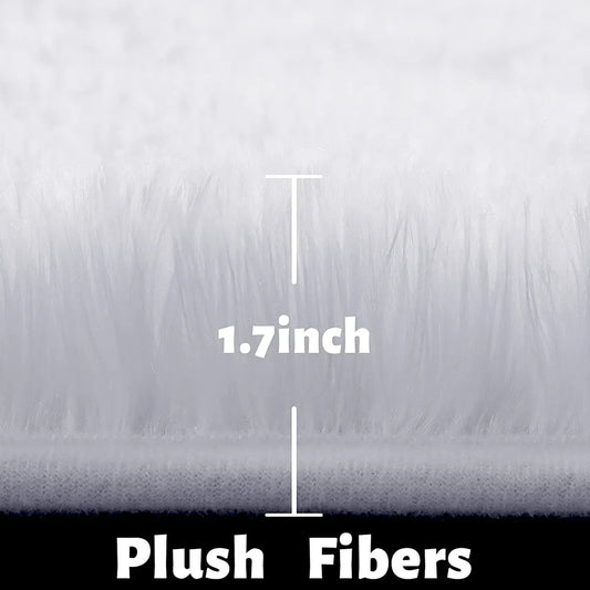 Tapis rond doux et moelleux pour chambre d'enfants et de filles