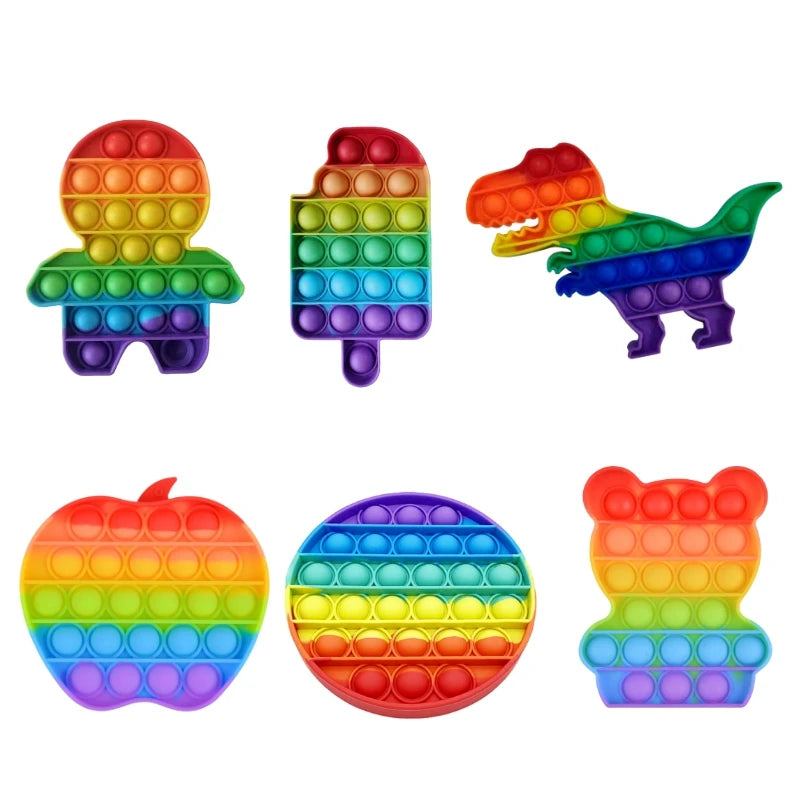 Jouets anti-stress pour enfants, bulle pousseuse