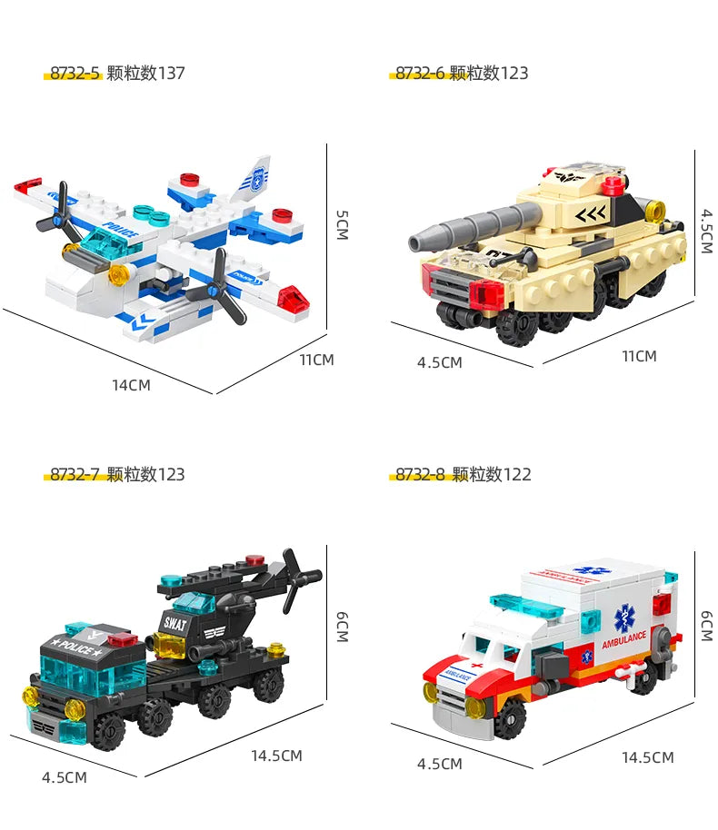 Blocs de construction 6 en 1