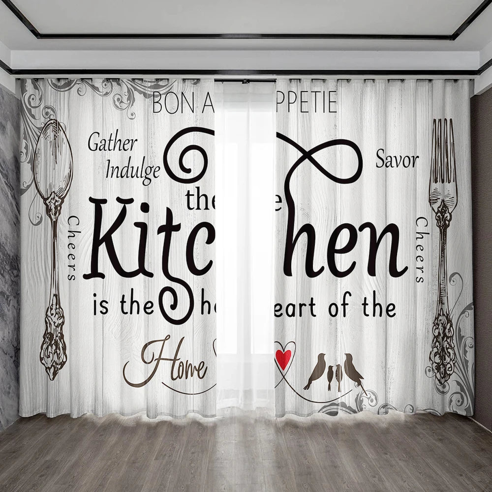 Cortinas decorativas 2 peças