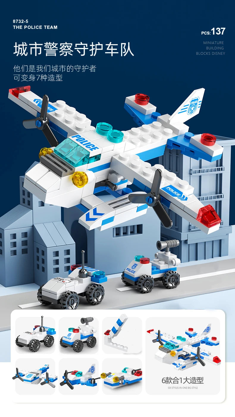 Blocs de construction 6 en 1