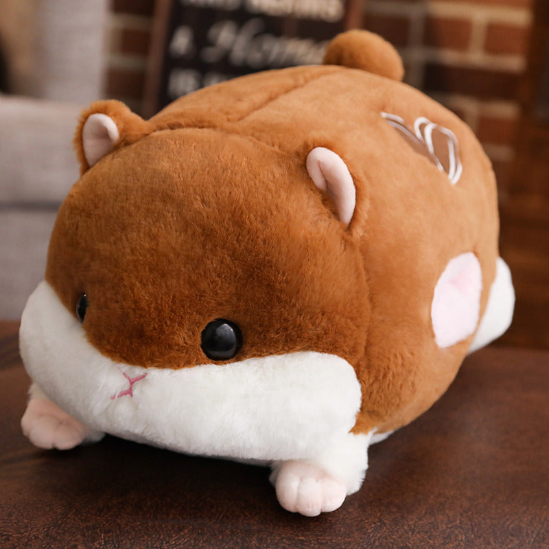 cute hamster pillow