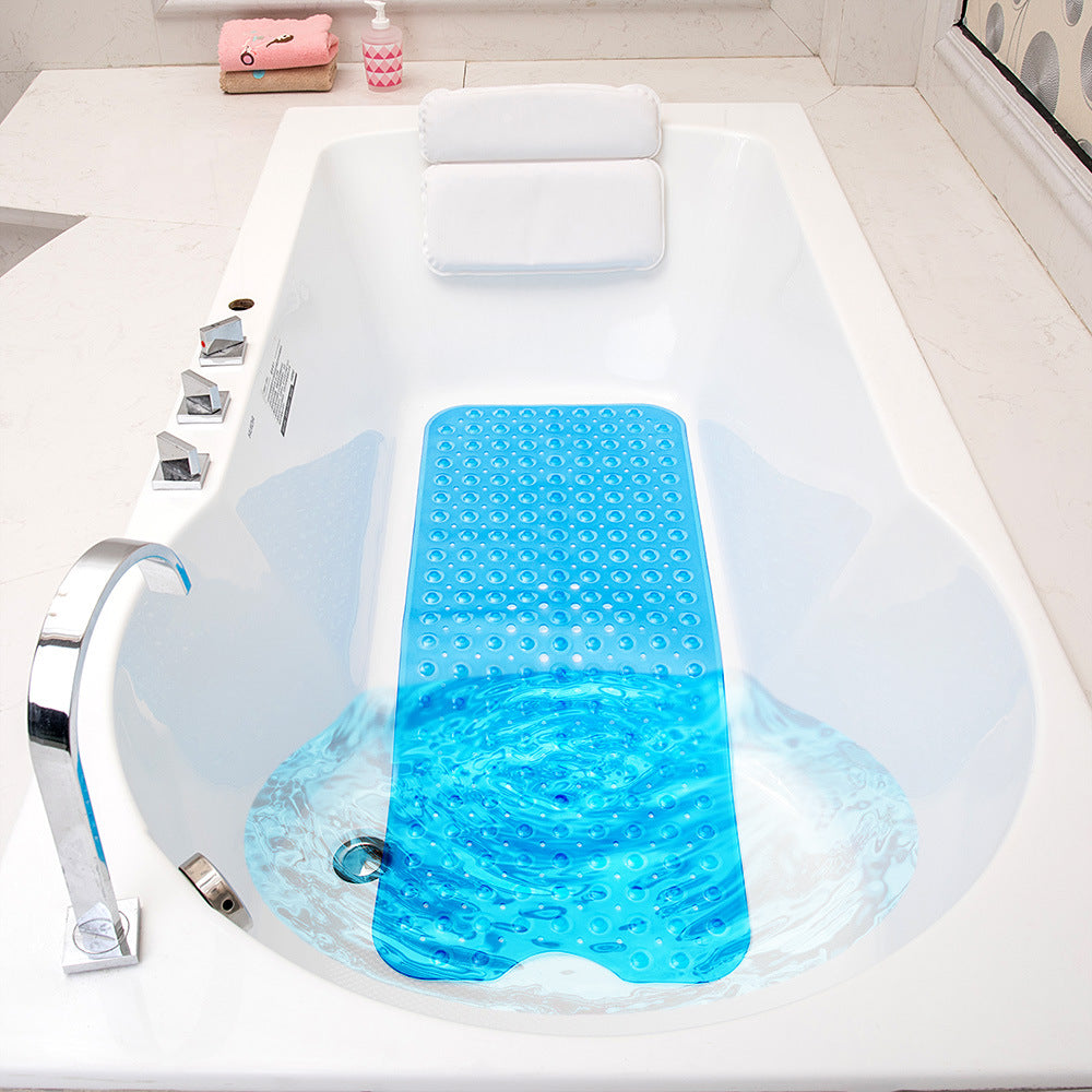 Tapis antidérapant de baignoire de salle de bains en PVC élastique