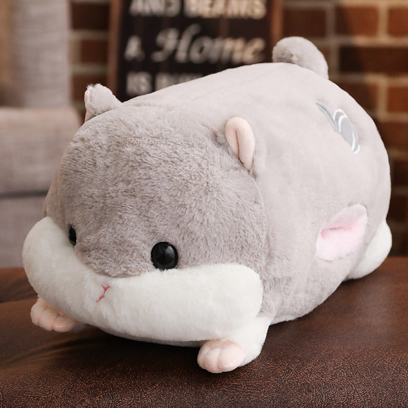 cute hamster pillow