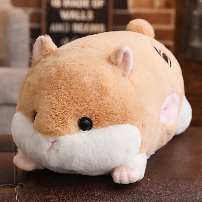 cute hamster pillow