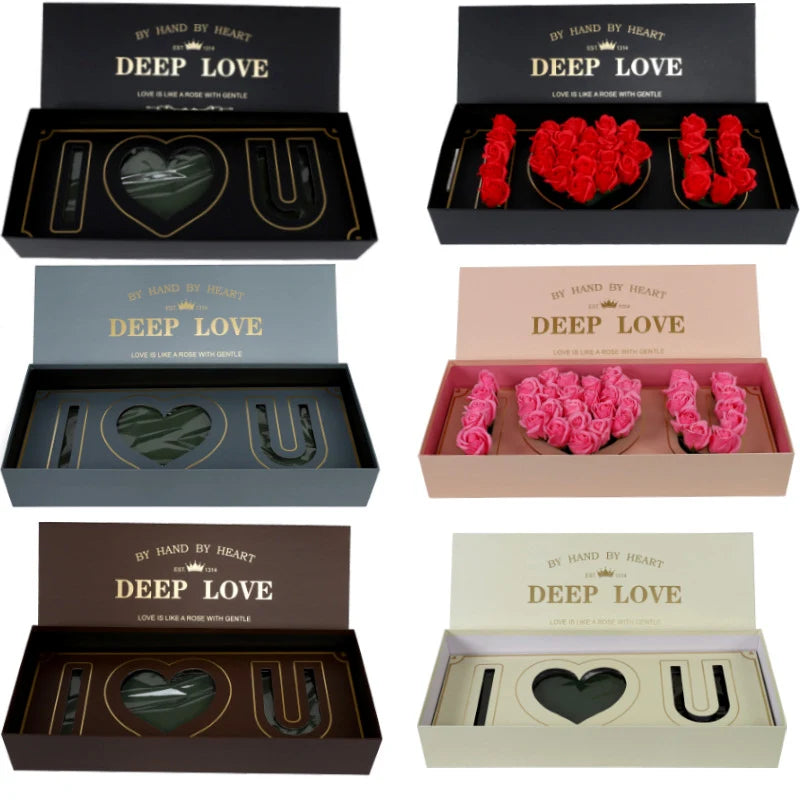 Coffret cadeau de fleurs pour la Saint-Valentin