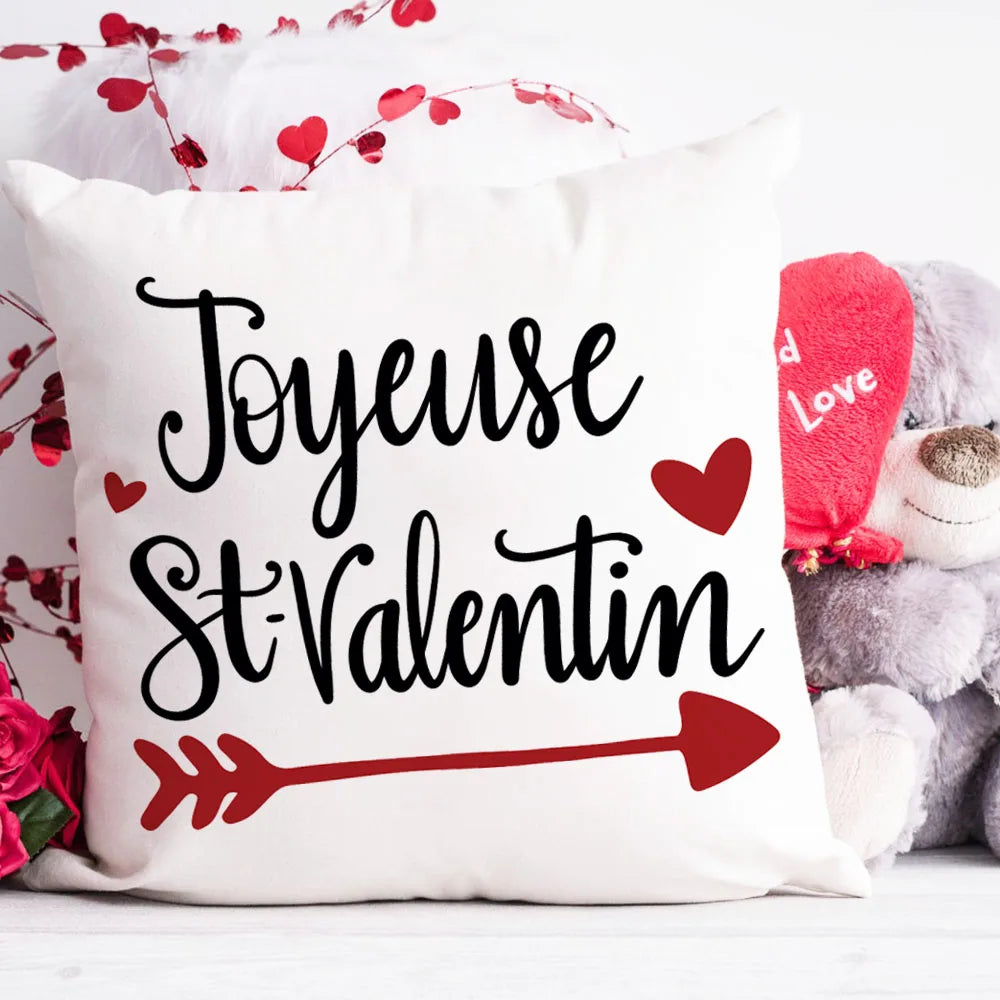 Housse De Coussin Saint Valentin