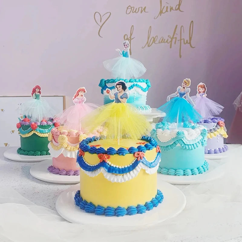 Décoration de gâteau thème princesse