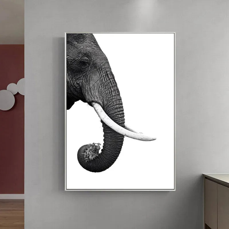 Peintures sur toile modernes, elephant