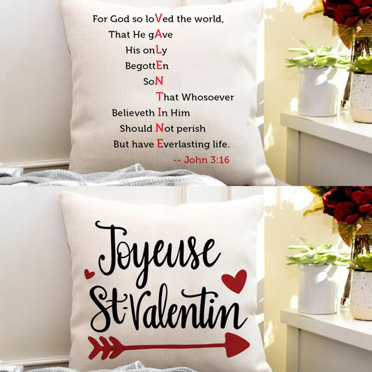 Housse De Coussin Saint Valentin