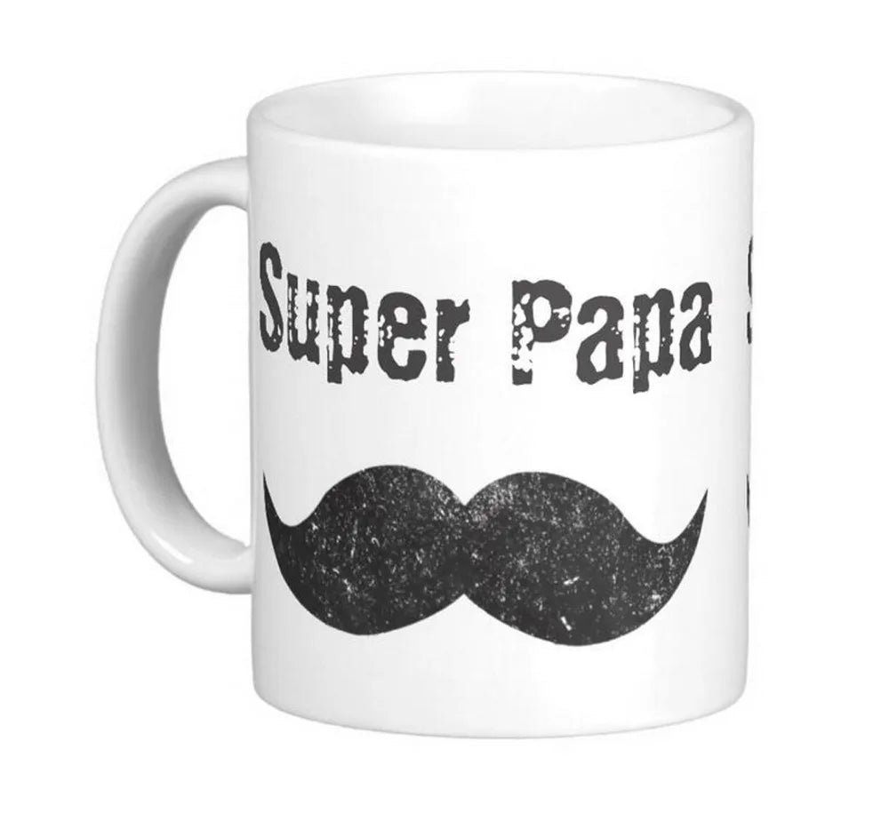 Tasses à café et à thé Super Papa Mustache