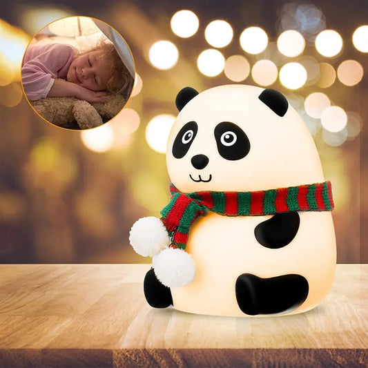 Veilleuse LED douce avec capteur tactile panda