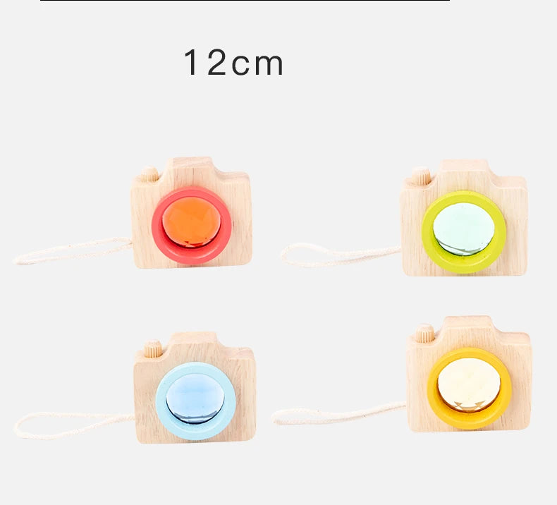 Jouets kaléidoscope colorés en bois pour bébé