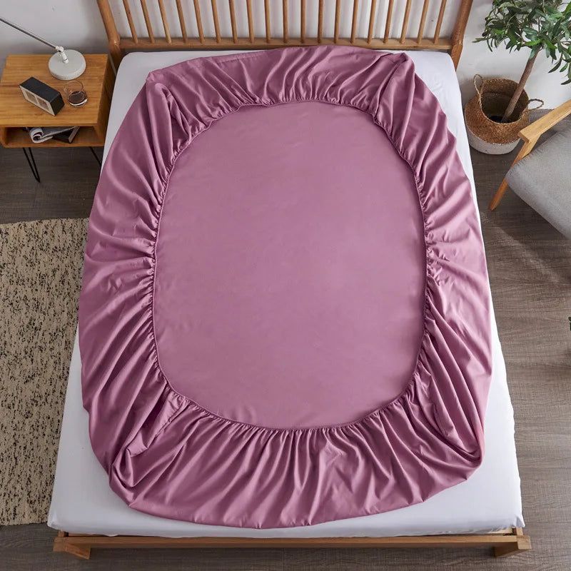 Drap-housse 100 % coton avec bandes élastiques  140/160/200 cm