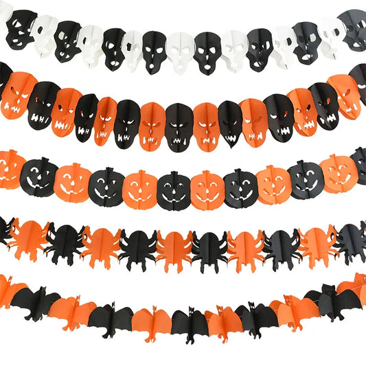 guirlande en papier halloween