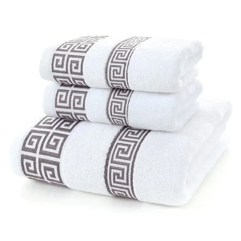 Lot de 3 serviettes de bain