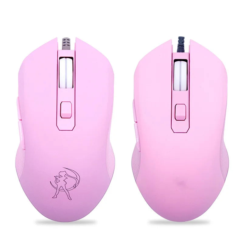 Souris de jeu filaire colorée