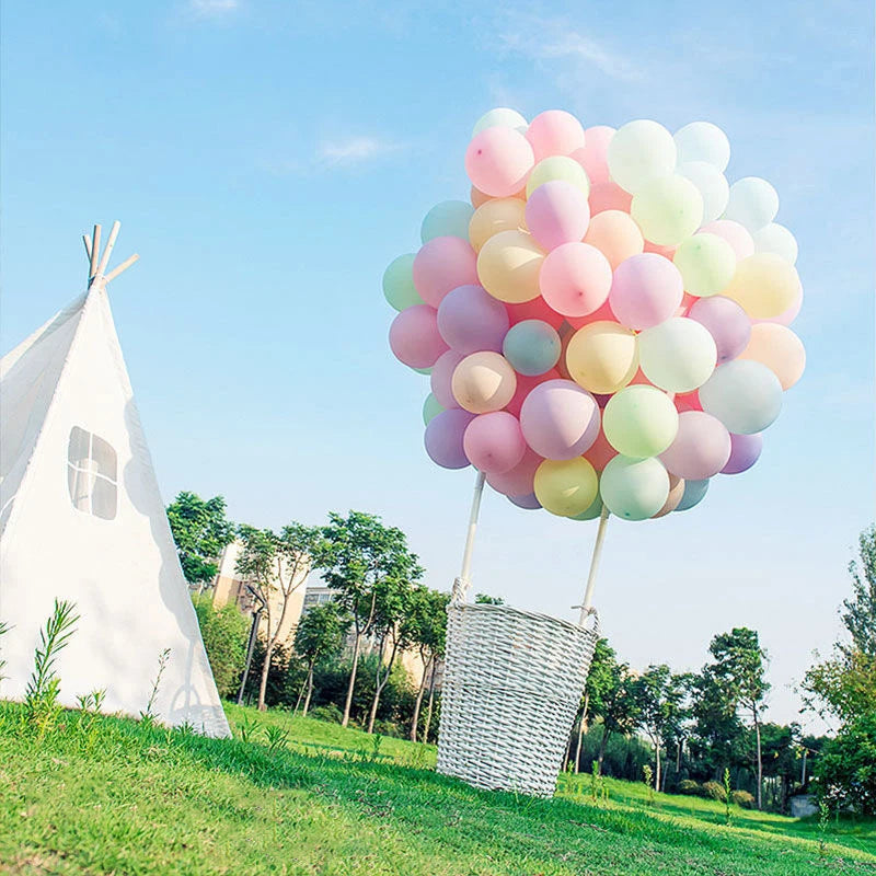 Ensemble de chaînes de ballons en Latex couleur Macaron, 118 pièces