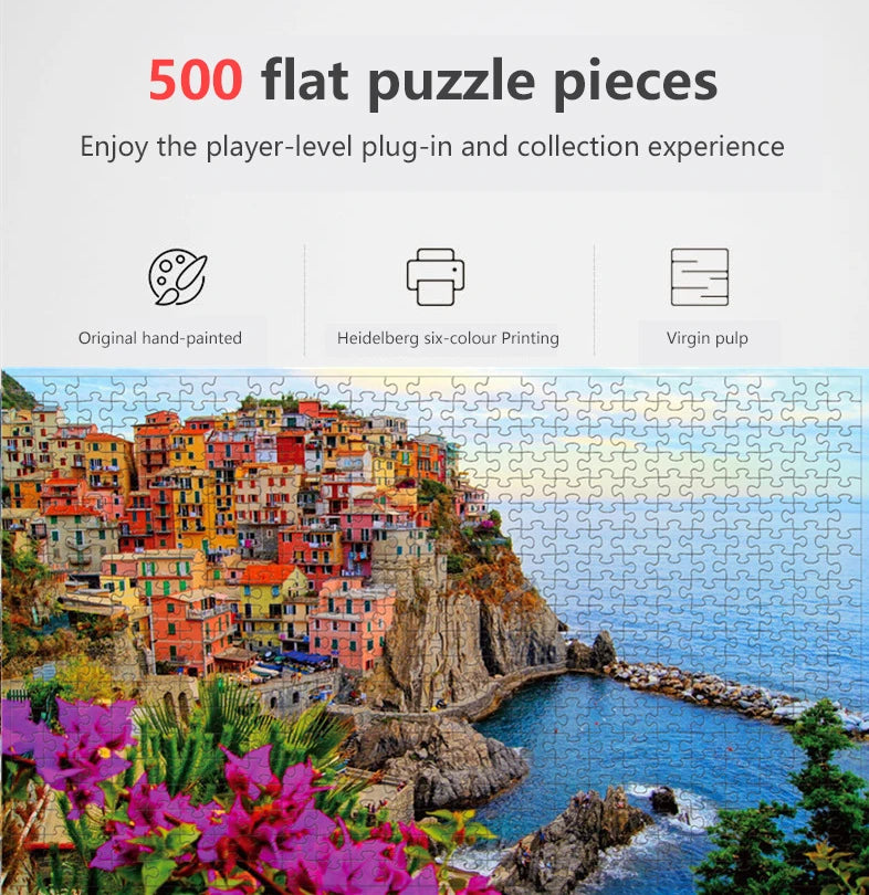 Puzzle pour enfants et adultes, 500 pièces