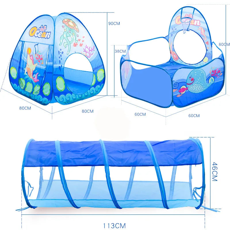 Piscine à balles 3 en 1 pour enfants