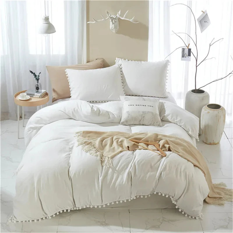 Ensemble de housse de couette  sans drap de lit