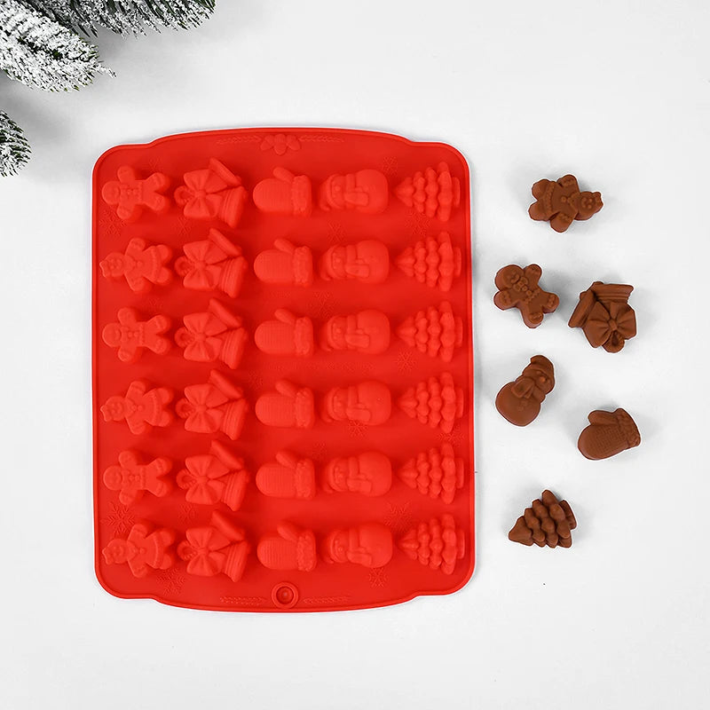 Moules de chocolat de Noel en silicone