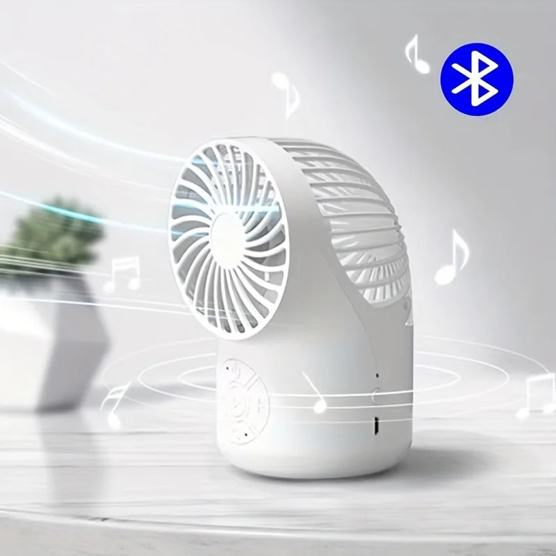 Haut-parleurs et ventilateur pratiques 2 en 1