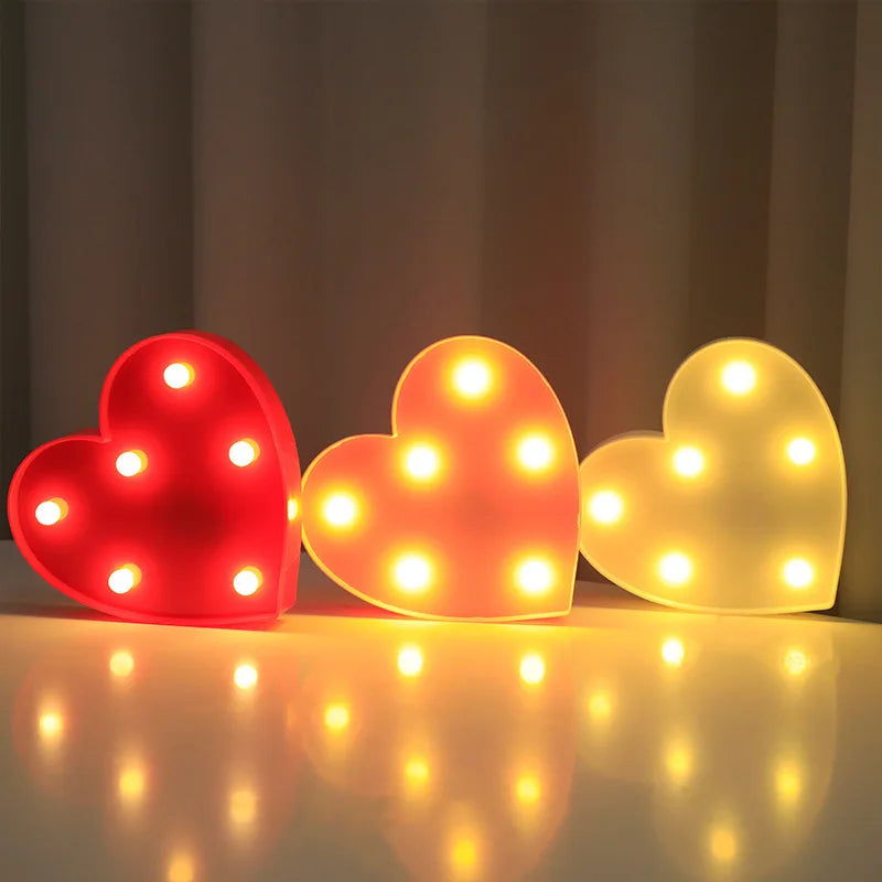 Lampe LED pour décoration saiint valentin