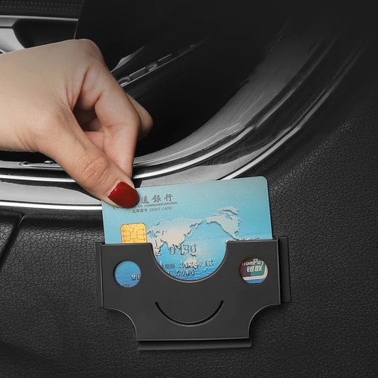 Porte-cartes multifonction pour ticket de stationnement de voiture