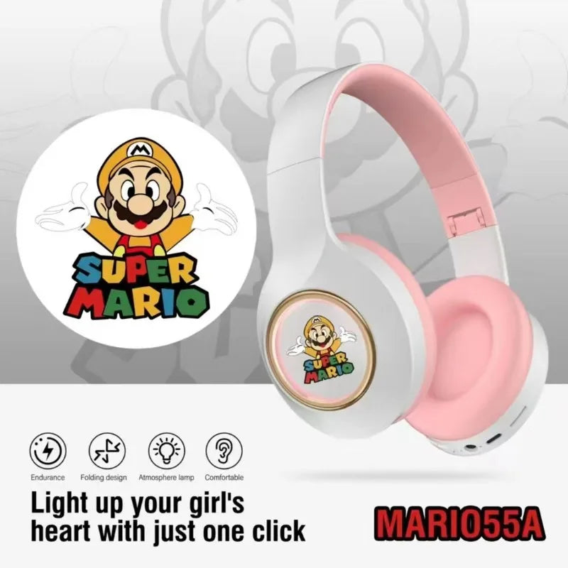 casque sans fil Bluetooth Super Marios Bros