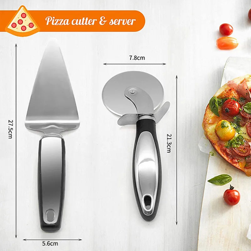 Coupe-Pizza de cuisine en acier