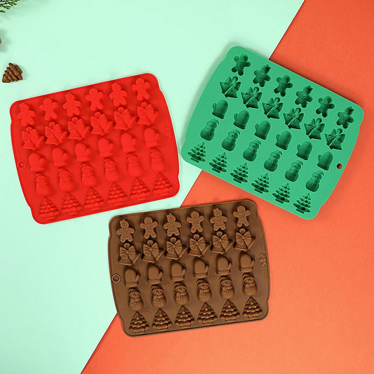 Moules de chocolat de Noel en silicone