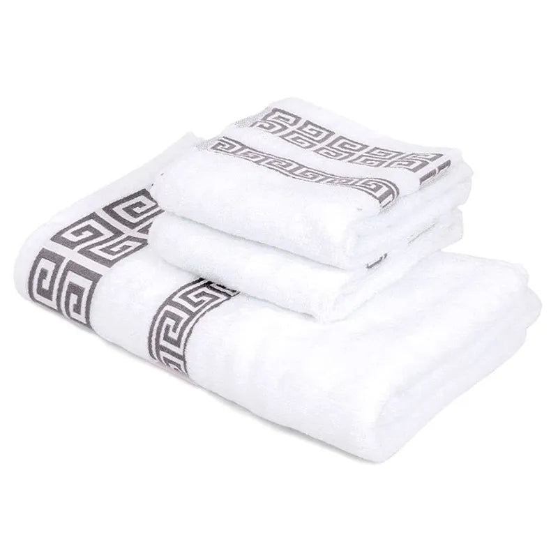 Lot de 3 serviettes de bain