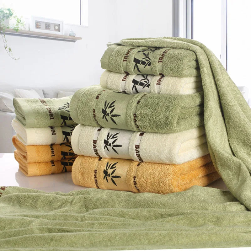 Lot de 3 serviettes de bain