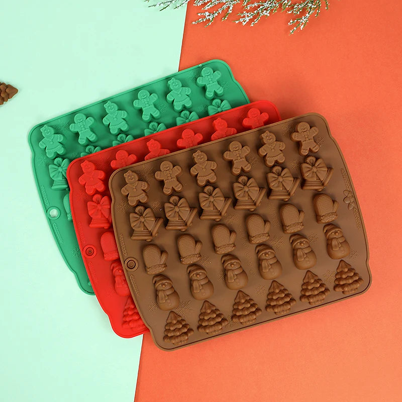 Moules de chocolat de Noel en silicone