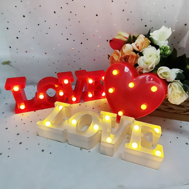 Lampe LED pour décoration saiint valentin