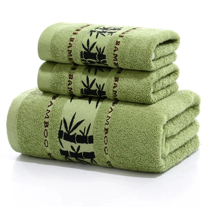 Lot de 3 serviettes de bain