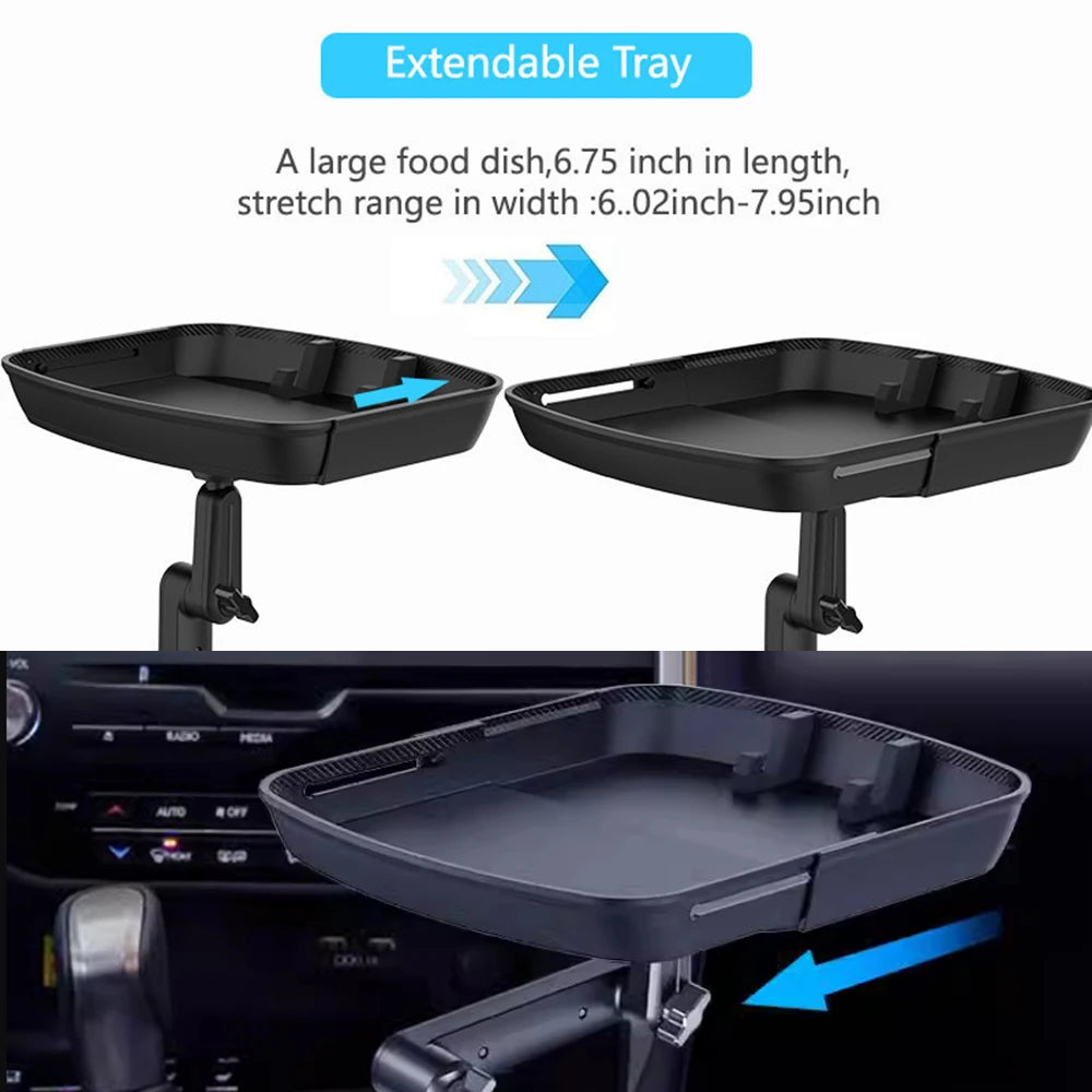 Support de plateau pliable multifonctionnel pour automobile