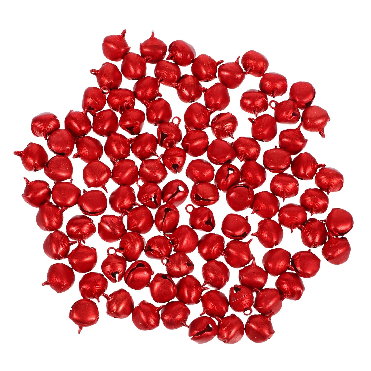 100 petites cloches rouges