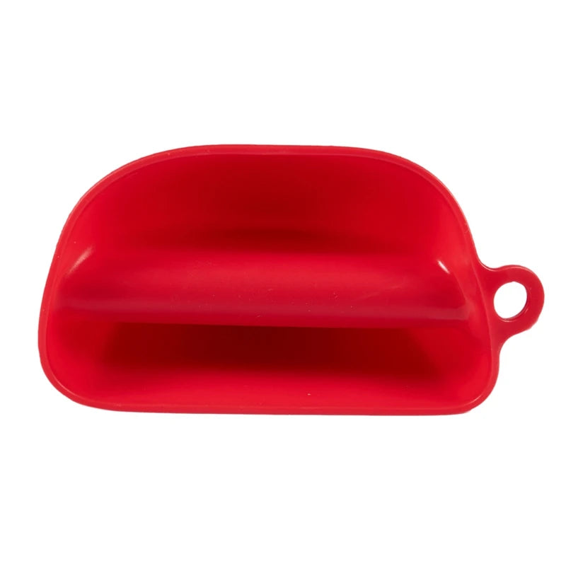 gant silicone rouge x2