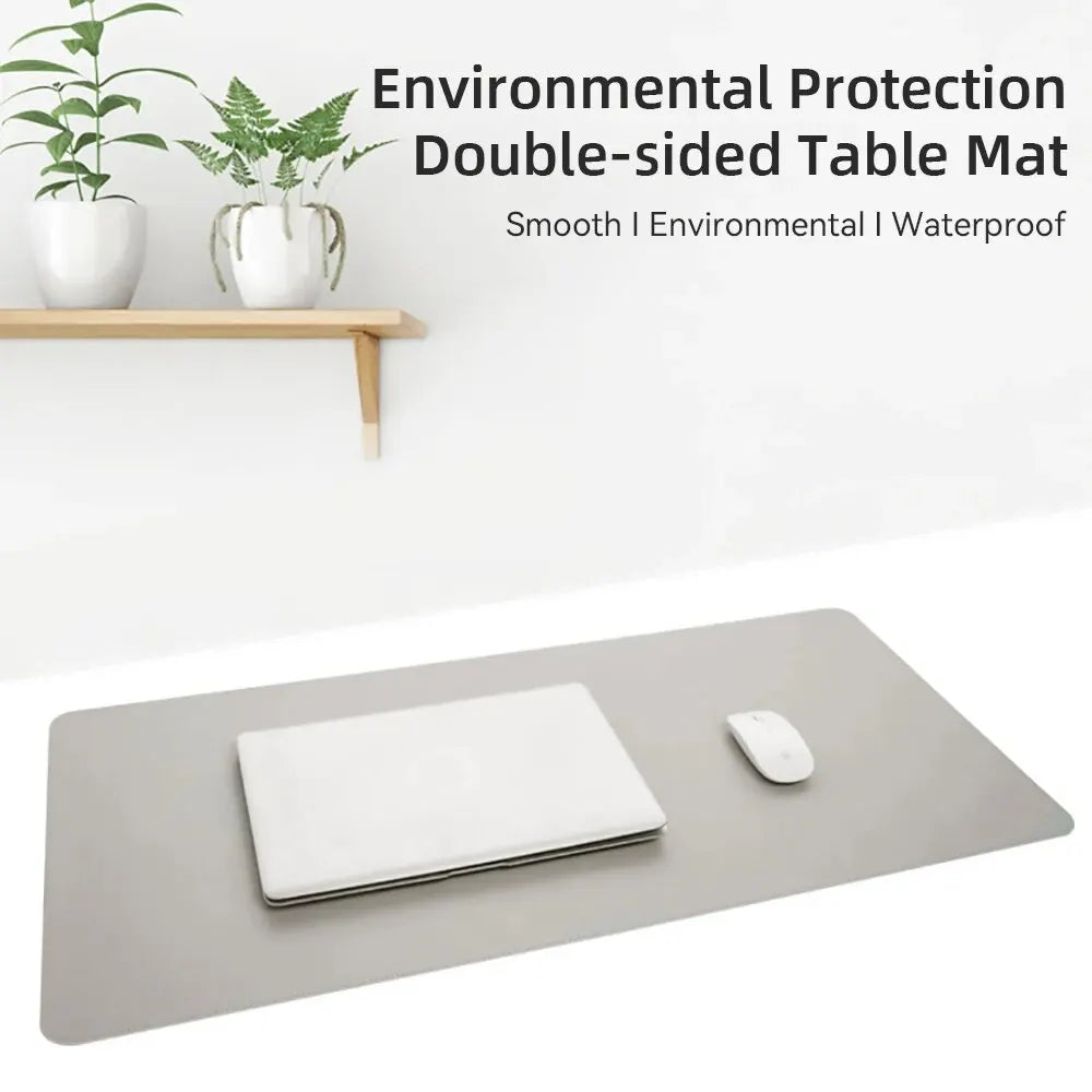 Tapis de protection de bureau en cuir